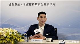 新北國王林書豪出席電梯品牌代言廣告上限記者會。（圖／記者蔡厚瑄攝影）