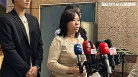 ▲國民黨文傳會主委立委李彥秀中常會後轉述。（圖／記者陳怡潔攝影）