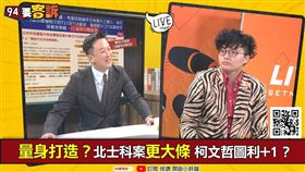 吳靜怡爆料，柯文哲就會定期每周、透過某個人，在國賓飯店和財團吃飯。（圖／94要客訴）