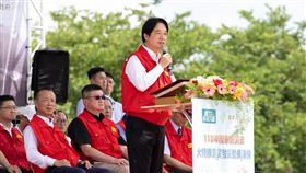 賴清德前往嘉義縣視導「113年國家防災日—國際參與大規模震災救災動員演練」（圖／總統府提供）