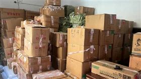 警方查扣2.27噸的假肉乾。（圖／擷取自微博）