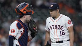 ▲菊池雄星對戰前東家水手，吞下轉戰太空人首敗。（圖／美聯社／達志影像）