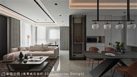 遠離城市喧囂　舒適奢華居家現代風設計(圖／幸福空間)