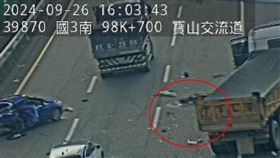 寶山,砂石車,駕駛,故障（圖／翻攝畫面）