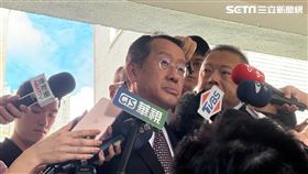 ▲國防部長顧立雄赴立院總質詢受訪（圖／記者陳怡潔攝影）