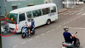 台中,太平,校車,車禍,爆頭,死亡,電動車（圖／翻攝畫面）