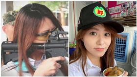 施淑婷,槍托,肩膀,射擊（圖／翻攝自施淑婷臉書）
