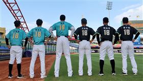 ▲台鋼雄鷹28、29日將穿著「18號」球衣出賽致敬潘威倫。（圖／台鋼雄鷹球團提供）