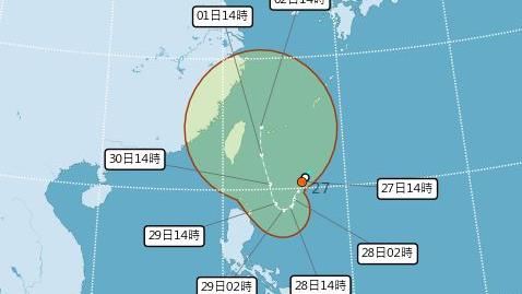 準山陀兒觸陸機率高！9縣市有機會颱風假