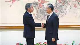 布林肯、王毅(翻攝自中國外交部網站)