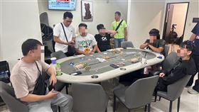 撲克協會利用錦標賽的名義，暗中經營賭場。（圖／警方提供）