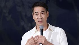 翁家明與游小白、廖曉彤一起到臺中出席一場音樂會宣傳《在光裏的人》。（圖／大愛提供）