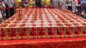 東港迎王第2日！大總理贈「158面金牌」給轎班