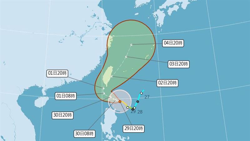 新／颱風山陀兒來襲！南投再放一日颱風假