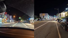 原po颱風天去墾丁玩，發現大街上沒什麼人。（圖／翻攝自PTT）
