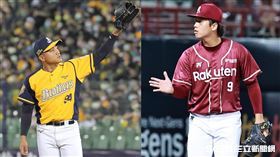 ▲中信兄弟吳俊偉（左）和樂天桃猿陳柏豪（右）在救援榜上競爭激烈。（圖／記者劉彥池攝影）