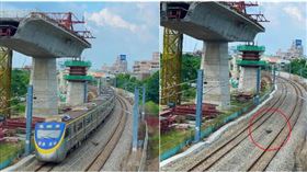 颱風,坑洞,嘉義,中央氣象署,台鐵（圖／擷取自Facebook／嘉義綠豆大小事）