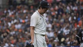 ▲前田健太在例行賽最終戰遭白襪轟垮。（圖／美聯社／達志影像）