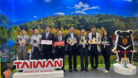 釜山國際旅展台灣館交通部觀光署釜山辦事處以台灣館參加27至29日，於釜山展覽會議中心（BEXCO）舉辦的釜山國際旅展。（觀光署釜山辦事處提供）中央社記者廖禹揚首爾傳真  113年9月30日