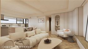 輕柔優雅簡約風格　溫暖奶油白美居(圖／幸福空間)