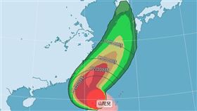 颱風山陀兒0903 08:00（圖／翻攝自中央氣象署）