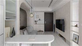 引光入室！現代簡約小坪數居家設計（圖／幸福空間）