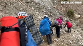 登山隊,南投,雙龍步道,墜谷,山友,斷腿（圖／翻攝畫面）