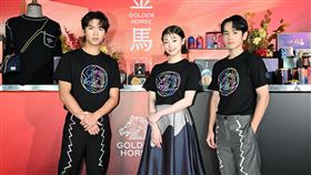 王碩瀚（左起）、林宴慈、張豐豪出席「金馬61遞獎大使暨禮品記者會」。（圖／金馬執委會提供）