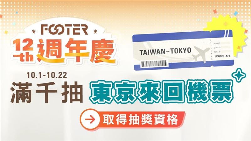 FOOTER 12週年慶狂送！豪禮五重大放送
