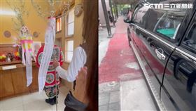 外婆悄悄現身無緣小孫女靈堂，雙手合十不斷重覆同一句話道盡無奈。（圖／阿修IG:JV990516提供）