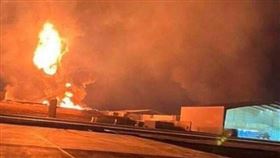 巴格達機場美軍駐紮基地遭「3枚火箭」攻擊　無人傷亡 翻攝自x