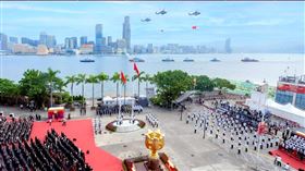 香港今天舉辦活動慶祝中共建政75週年。（圖／翻攝自香港政府官網）