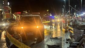 土城清水所長攔查違停遭衝撞身亡 警逮持毒女嫌犯新北市土城警分局清水派出所所長劉宗鑫30日深夜攔查違停車輛，遭駕駛開車衝撞、拖行後撞上護欄身亡。（翻攝照片）中央社記者高華謙傳真 113年10月1日