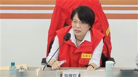 內政部長劉世芳主持中央災害應變中心工作會報。（圖／消防署提供)