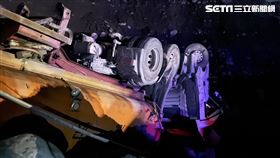 倒栽蔥,砂石車,事故,里港鄉,屏東縣