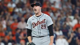 ▲美聯3冠王史庫柏（Tarik Skubal）在外卡戰幫老虎搶下首勝。（圖／路透社／達志影像）