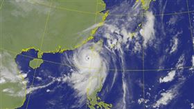 颱風山陀兒1002 9:30。（圖／翻攝自中央氣象署）