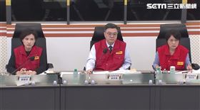 ▲山陀兒颱風來襲卓榮泰視導中央災害應變中心 