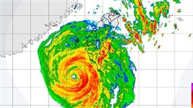 颱風山陀兒1002 9:30。（圖／翻攝自中央氣象署）