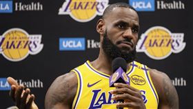 ▲詹姆斯談到對於新賽季的想法。（圖／美聯社／達志影像）