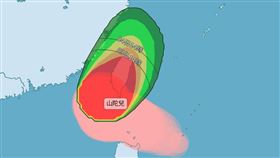 明天繼續颱風假？暴風圈侵襲機率曝　8縣市達100%