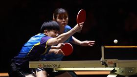 鄭怡靜／李昱諄擊敗印度姊妹花，闖進中國大滿貫女雙8強。（圖／翻攝自WTT官網）