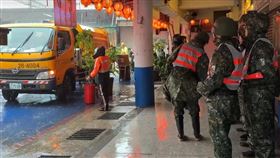 國軍動員大批人力協助救災。（圖／翻攝畫面）