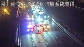 國道,機車,誤闖,彰化,抱緊（圖／翻攝國道1968）