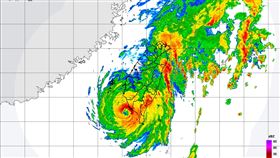 颱風山陀兒10/3 10:00（圖／翻攝自中央氣象署）