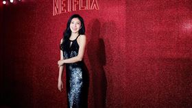 楊謹華性感出席釜山影展。（圖／Netflix提供）