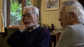 宮﨑駿、荒川格、鈴木敏夫。（圖／甲上娛樂提供）