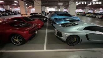 高雄人淹怕！停車場刷1排超跑　總價破億