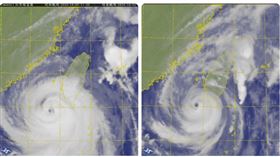 山陀兒氣象圖　（圖／翻攝自PTT）