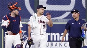 ▲太空人在外卡系列賽遭到淘汰，菊池雄星今年季後賽還沒登板。（圖／美聯社／達志影像）